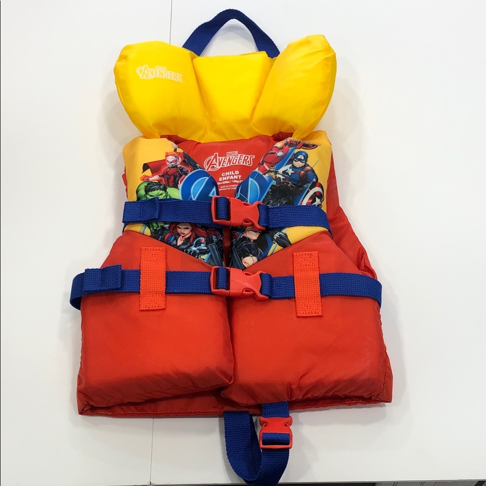 Marvel Avengers Child Life Jacket / PFD Size 30–60 lbs (14–27 kg)